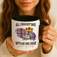 All I Bought Back With Me Was Some Sand In My Boots Coffee Mug thumb 3