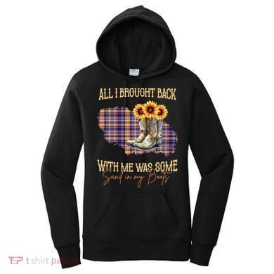 All I Bought Back With Me Was Some Sand In My Boots Women's Hoodie