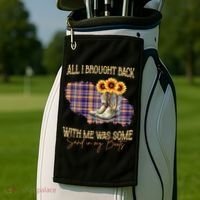 All I Bought Back With Me Was Some Sand In My Boots Golf Towel thumb 2
