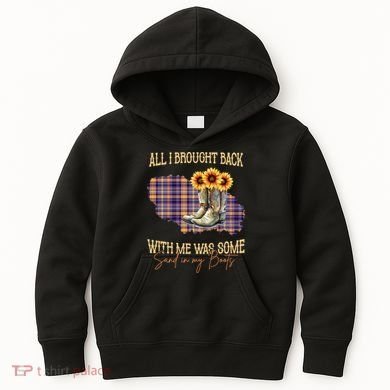 All I Bought Back With Me Was Some Sand In My Boots Kids Hoodie