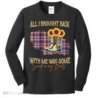 All I Bought Back With Me Was Some Sand In My Boots Kids Long Sleeve Shirt thumb 0