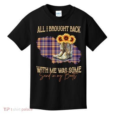 All I Bought Back With Me Was Some Sand In My Boots Kids T-Shirt