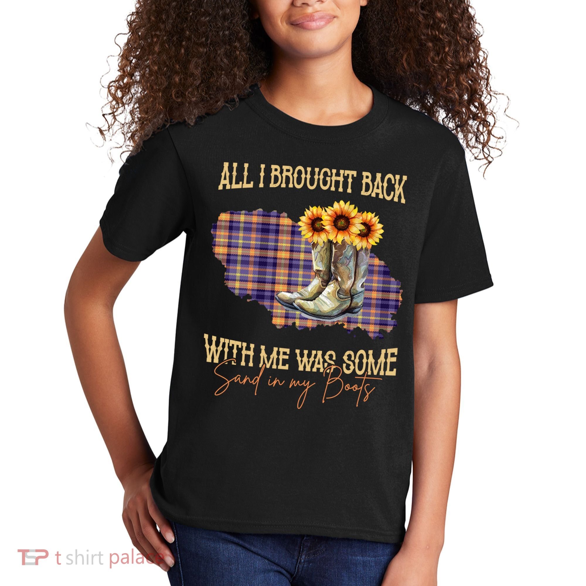 All I Bought Back With Me Was Some Sand In My Boots Kids T-Shirt