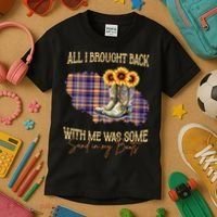 All I Bought Back With Me Was Some Sand In My Boots Kids T-Shirt thumb 3