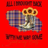 All I Bought Back With Me Was Some Sand In My Boots Santa Hat thumb 1