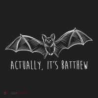 Actually Its Batthew Funny Women's Sweatshirt thumb 2