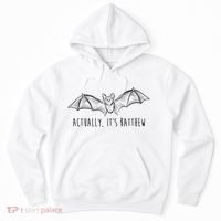 Actually Its Batthew Funny Hoodie thumb 0