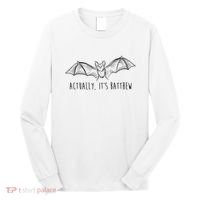 Actually Its Batthew Funny Long Sleeve Shirt thumb 0