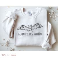 Actually Its Batthew Funny Sweatshirt thumb 2