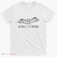 Actually Its Batthew Funny T-Shirt thumb 0
