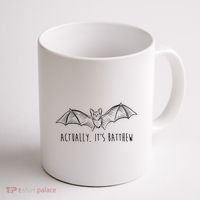 Actually Its Batthew Funny Coffee Mug thumb 1