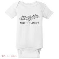 Actually Its Batthew Funny Baby Bodysuit thumb 0