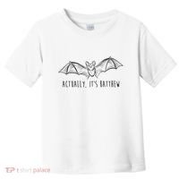 Actually Its Batthew Funny Toddler T-Shirt thumb 0