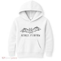 Actually Its Batthew Funny Kids Hoodie thumb 0