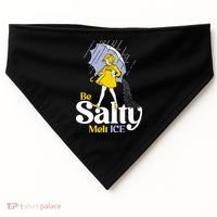Anti ICE Be Salty Melt ICE USA-Made Doggie Bandana thumb 0