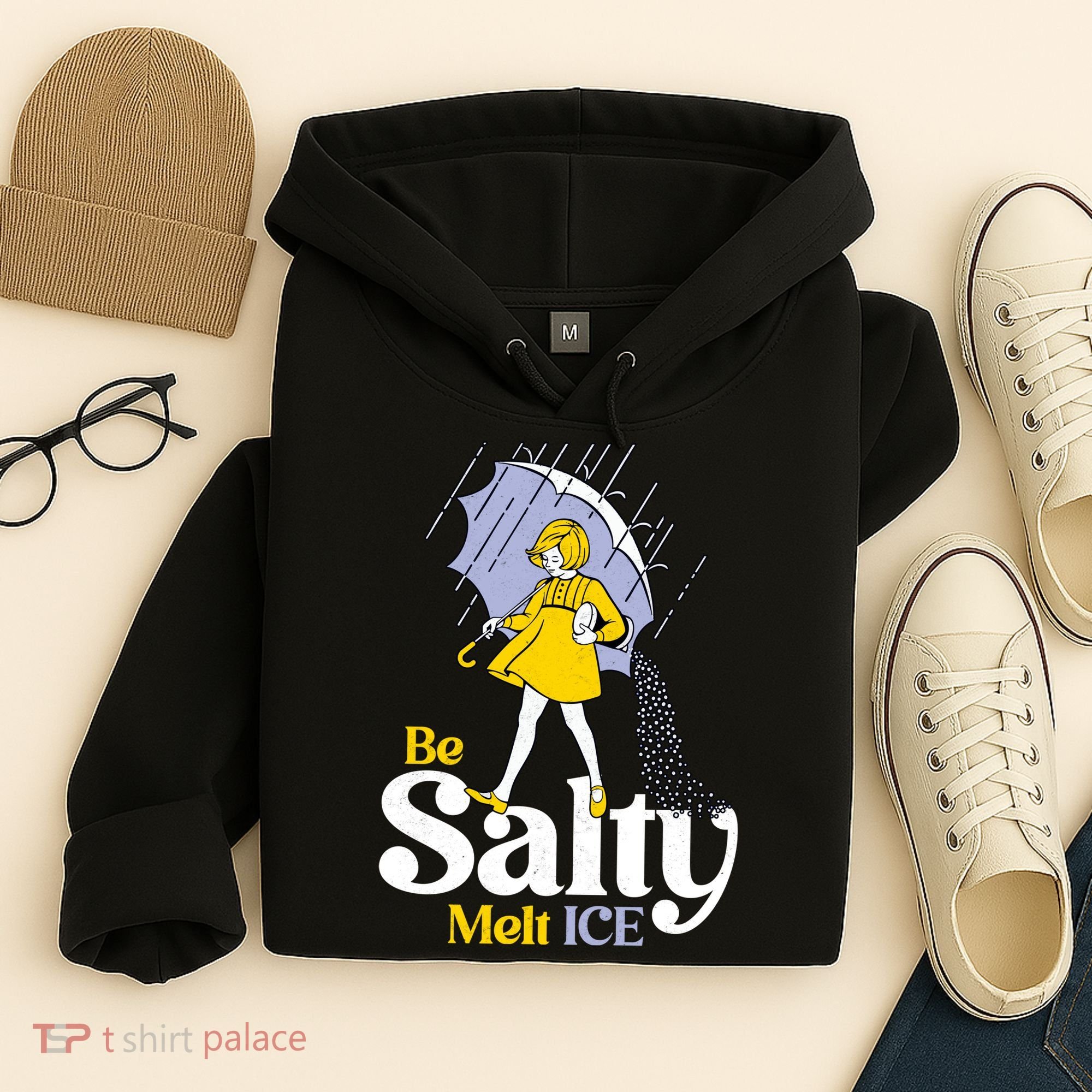 Anti ICE Be Salty Melt ICE Hoodie
