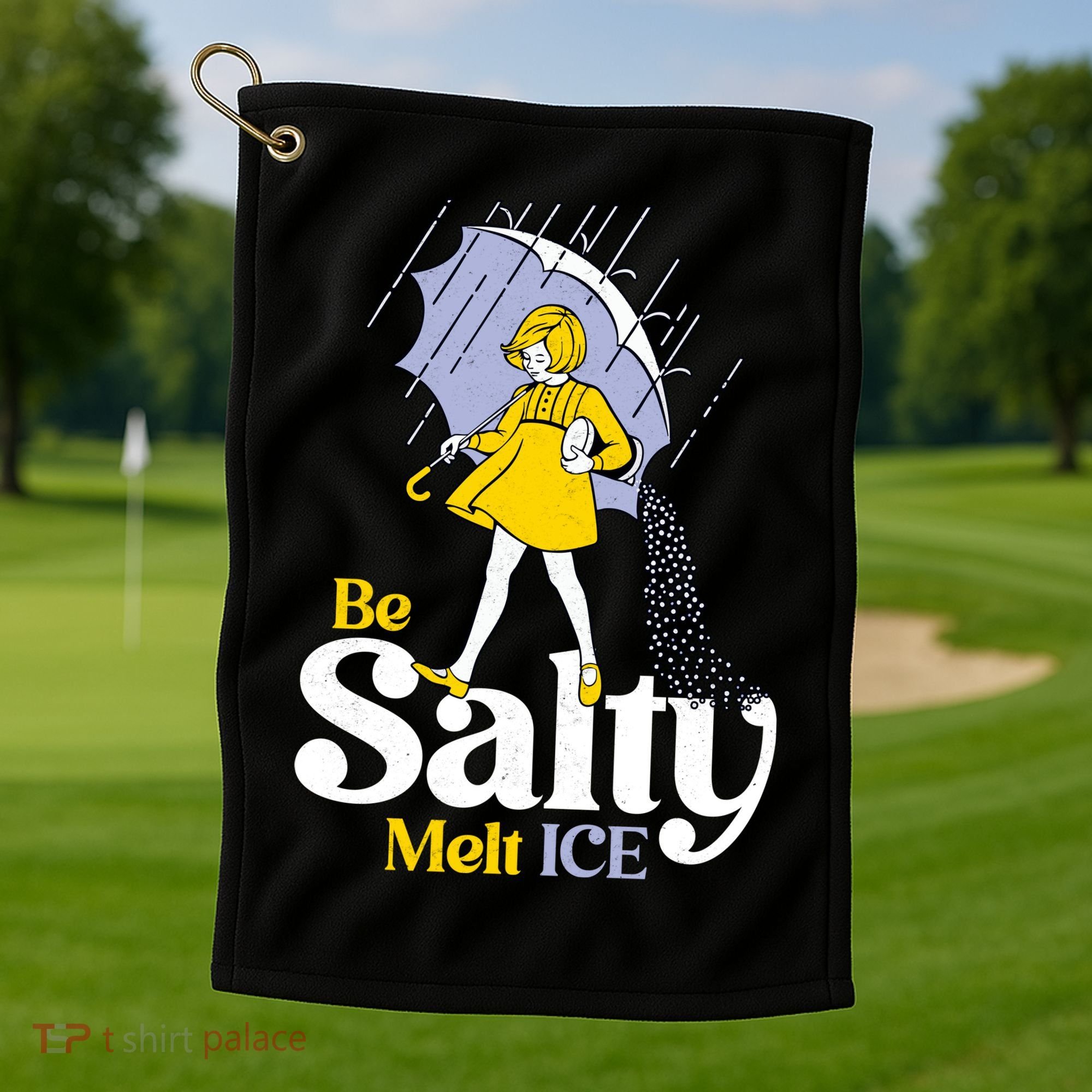 Anti ICE Be Salty Melt ICE Golf Towel