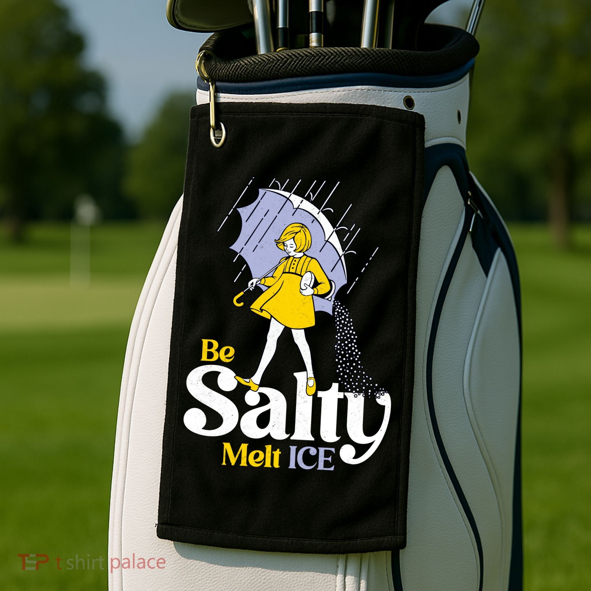 Anti ICE Be Salty Melt ICE Golf Towel