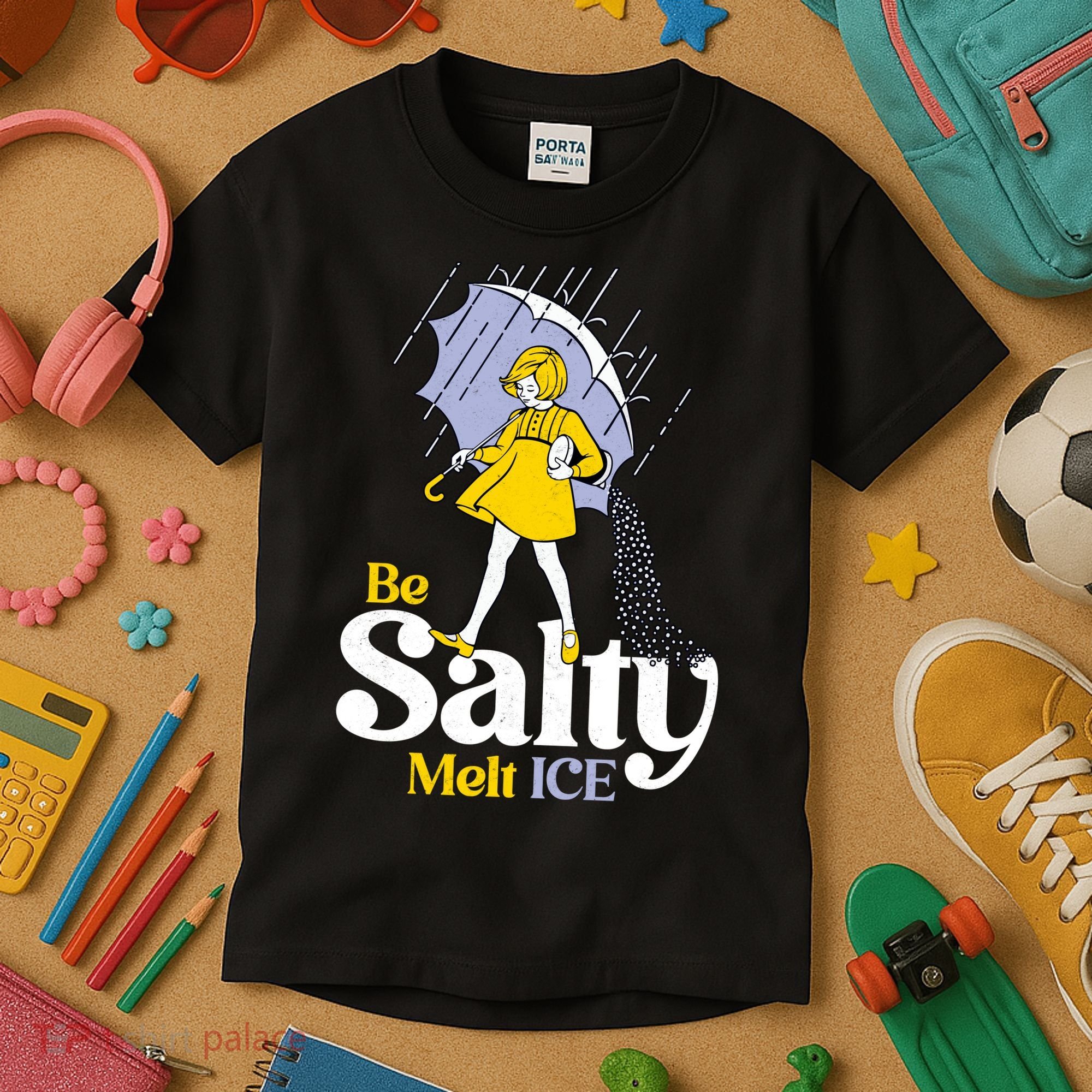 Anti ICE Be Salty Melt ICE Kids T-Shirt