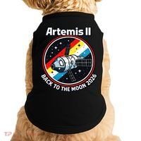 Artemis II Back To The Moon 2026 Doggie Tank thumb 0
