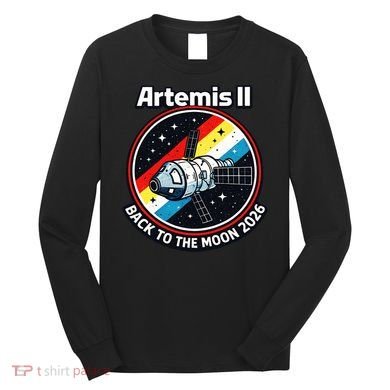 Artemis II Back To The Moon 2026 Long Sleeve Shirt