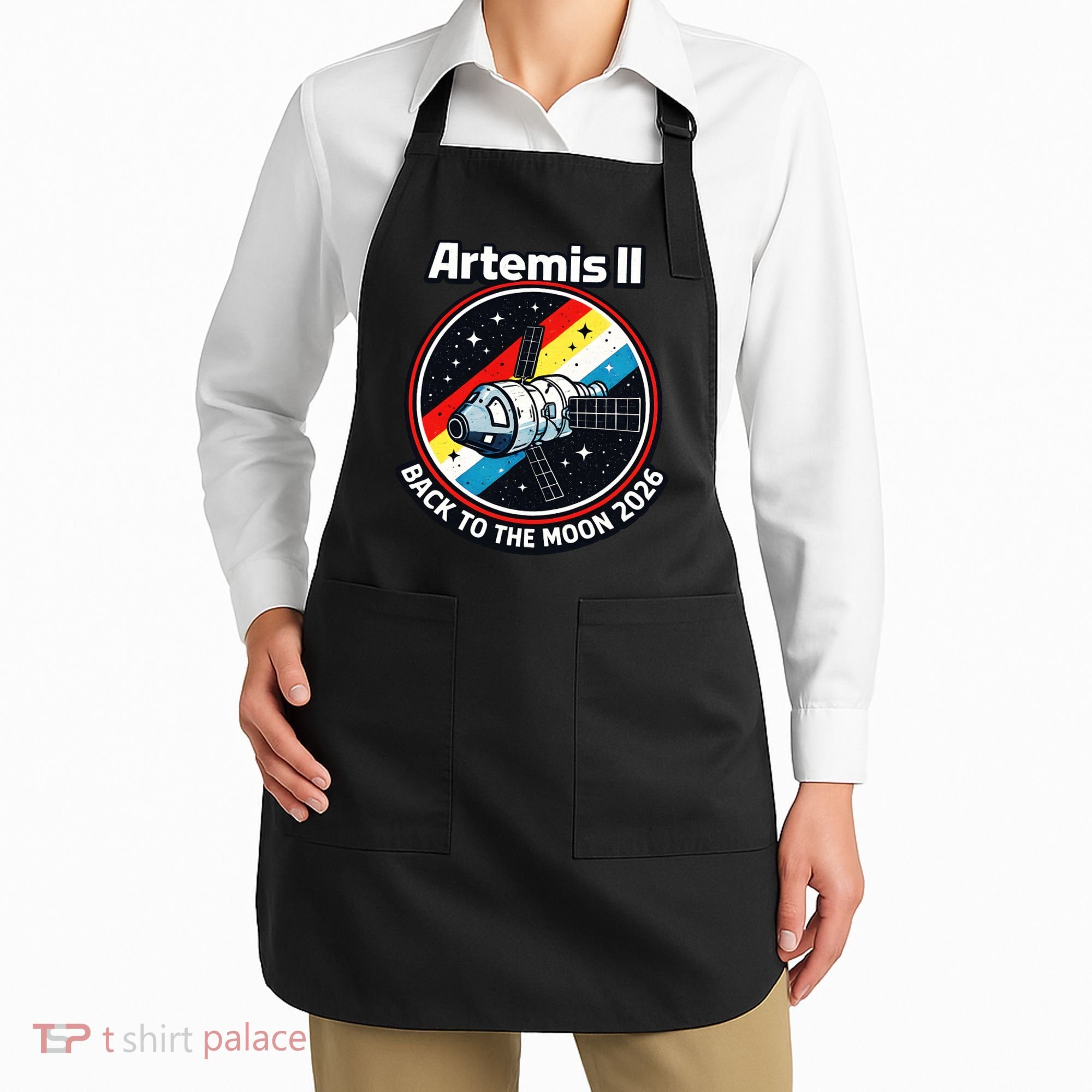 Artemis II Back To The Moon 2026 Apron