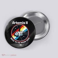 Artemis II Back To The Moon 2026 Button thumb 0