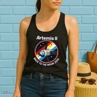 Artemis II Back To The Moon 2026 Women's Tank Top thumb 2