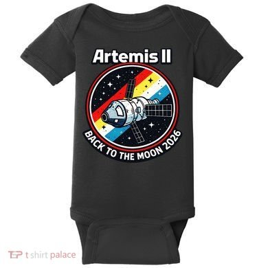 Artemis II Back To The Moon 2026 Baby Bodysuit