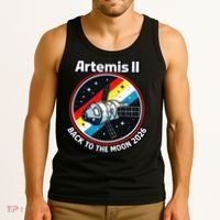 Artemis II Back To The Moon 2026 Tank Top thumb 3