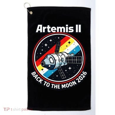 Artemis II Back To The Moon 2026 Golf Towel