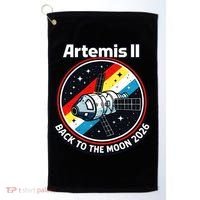 Artemis II Back To The Moon 2026 Golf Towel thumb 0
