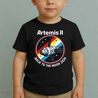 Artemis II Back To The Moon 2026 Toddler T-Shirt thumb 2