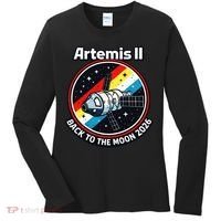 Artemis II Back To The Moon 2026 Women's Long Sleeve Shirt thumb 0