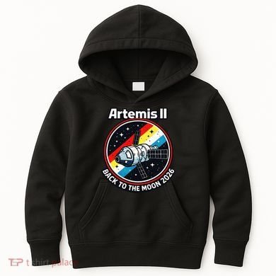Artemis II Back To The Moon 2026 Kids Hoodie