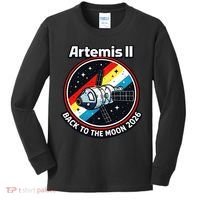 Artemis II Back To The Moon 2026 Kids Long Sleeve Shirt thumb 0