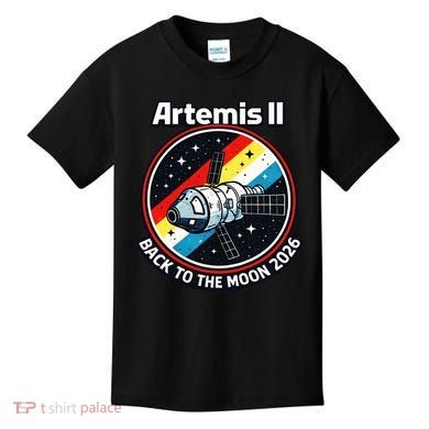Artemis II Back To The Moon 2026 Kids T-Shirt
