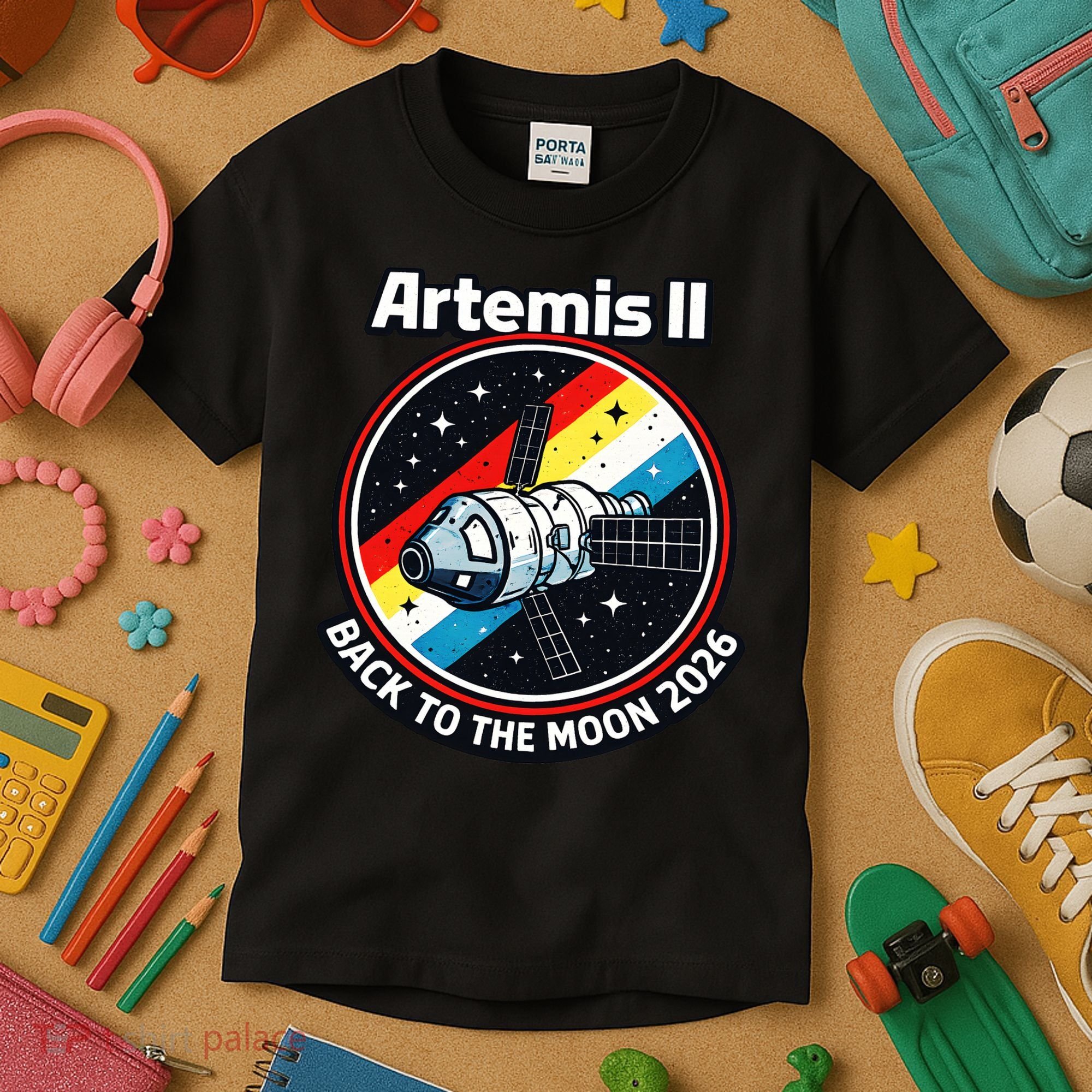 Artemis II Back To The Moon 2026 Kids T-Shirt