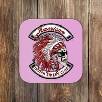 American Indian Bikers Club Motorcycle Biker Bike Coaster thumb 0