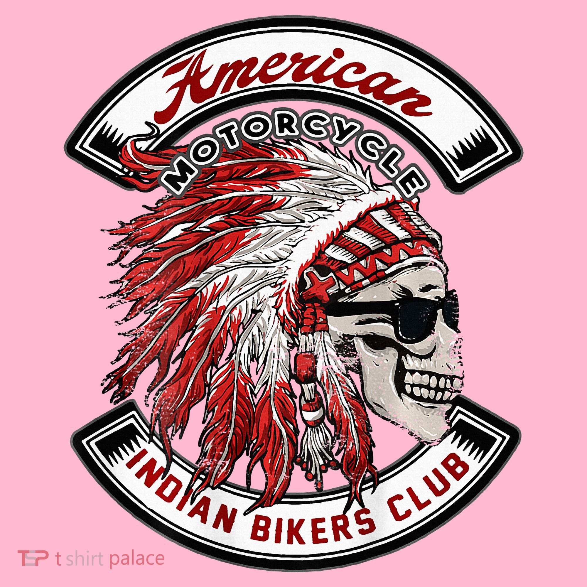 American Indian Bikers Club Motorcycle Biker Bike Coaster