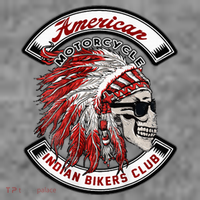 American Indian Bikers Club Motorcycle Biker Bike Toddler Hoodie thumb 2