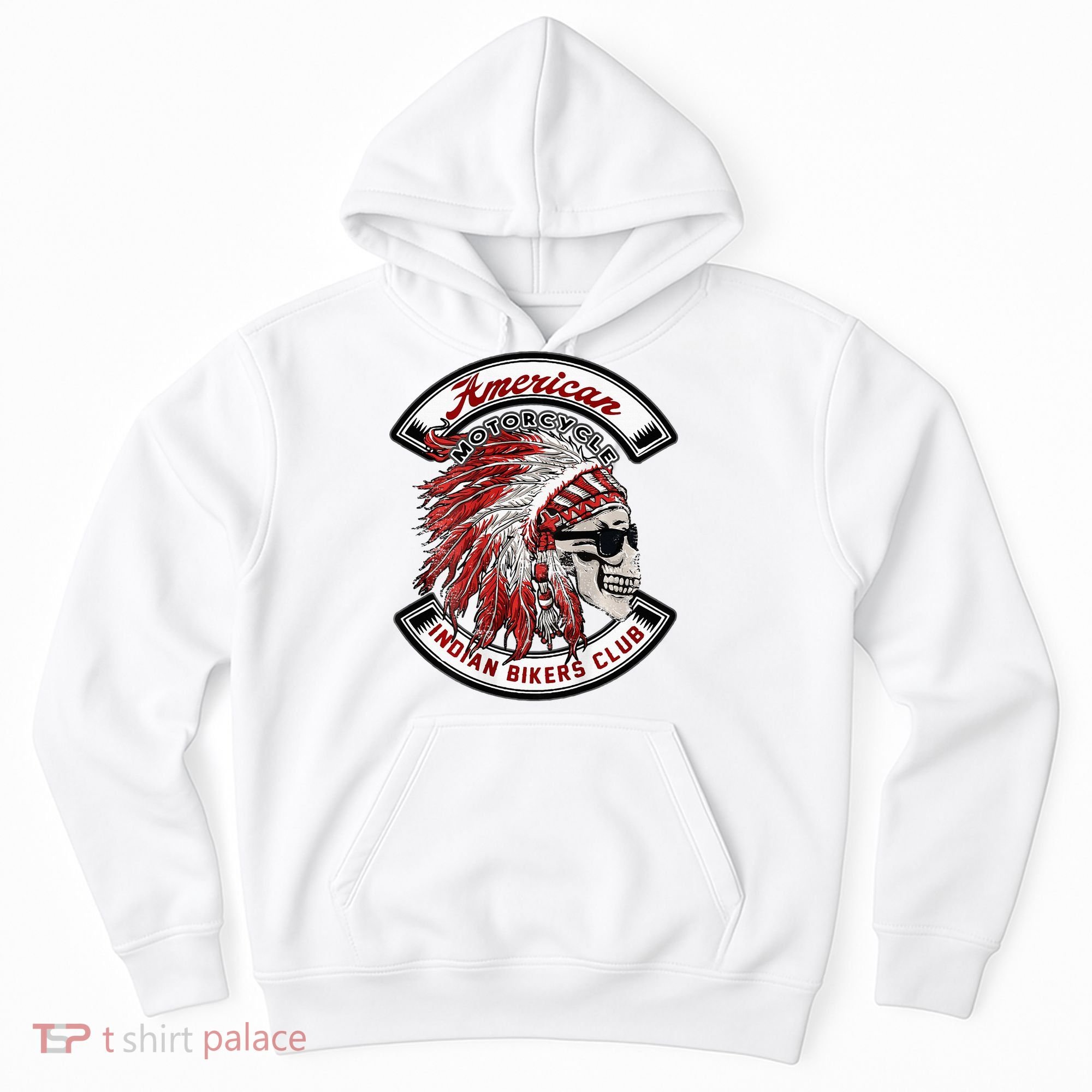 American Indian Bikers Club Motorcycle Biker Bike Hoodie