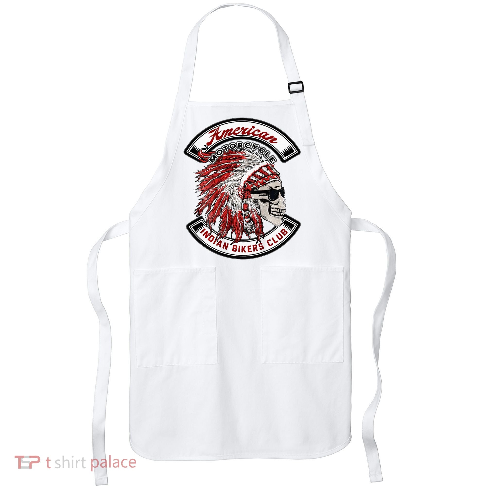 American Indian Bikers Club Motorcycle Biker Bike Apron