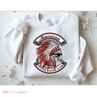 American Indian Bikers Club Motorcycle Biker Bike Sweatshirt thumb 2