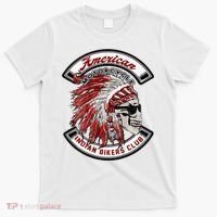 American Indian Bikers Club Motorcycle Biker Bike T-Shirt thumb 0