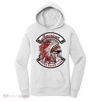 American Indian Bikers Club Motorcycle Biker Bike Women's Hoodie thumb 0