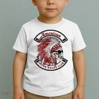 American Indian Bikers Club Motorcycle Biker Bike Toddler T-Shirt thumb 2