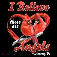 Awesome I Believe There Are Angels Among Us Cardinal Birds Gift Coffee Mug thumb 5