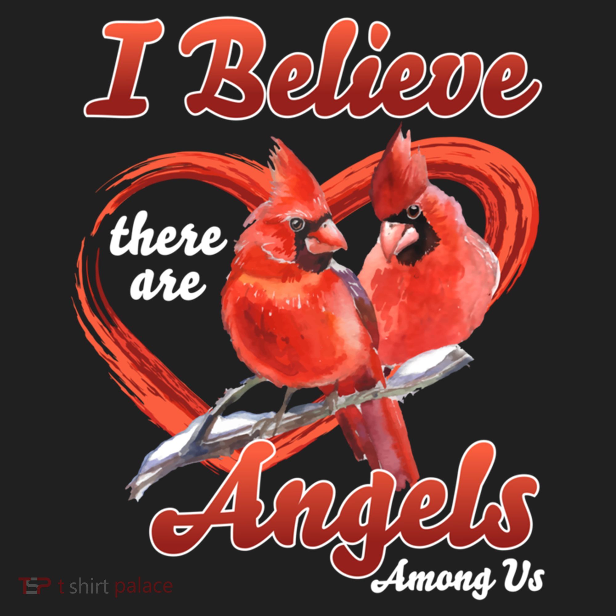 Awesome I Believe There Are Angels Among Us Cardinal Birds Gift Hat