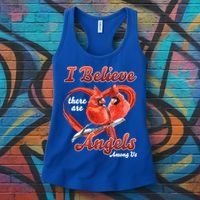Awesome I Believe There Are Angels Among Us Cardinal Birds Gift Women's Tank Top thumb 3